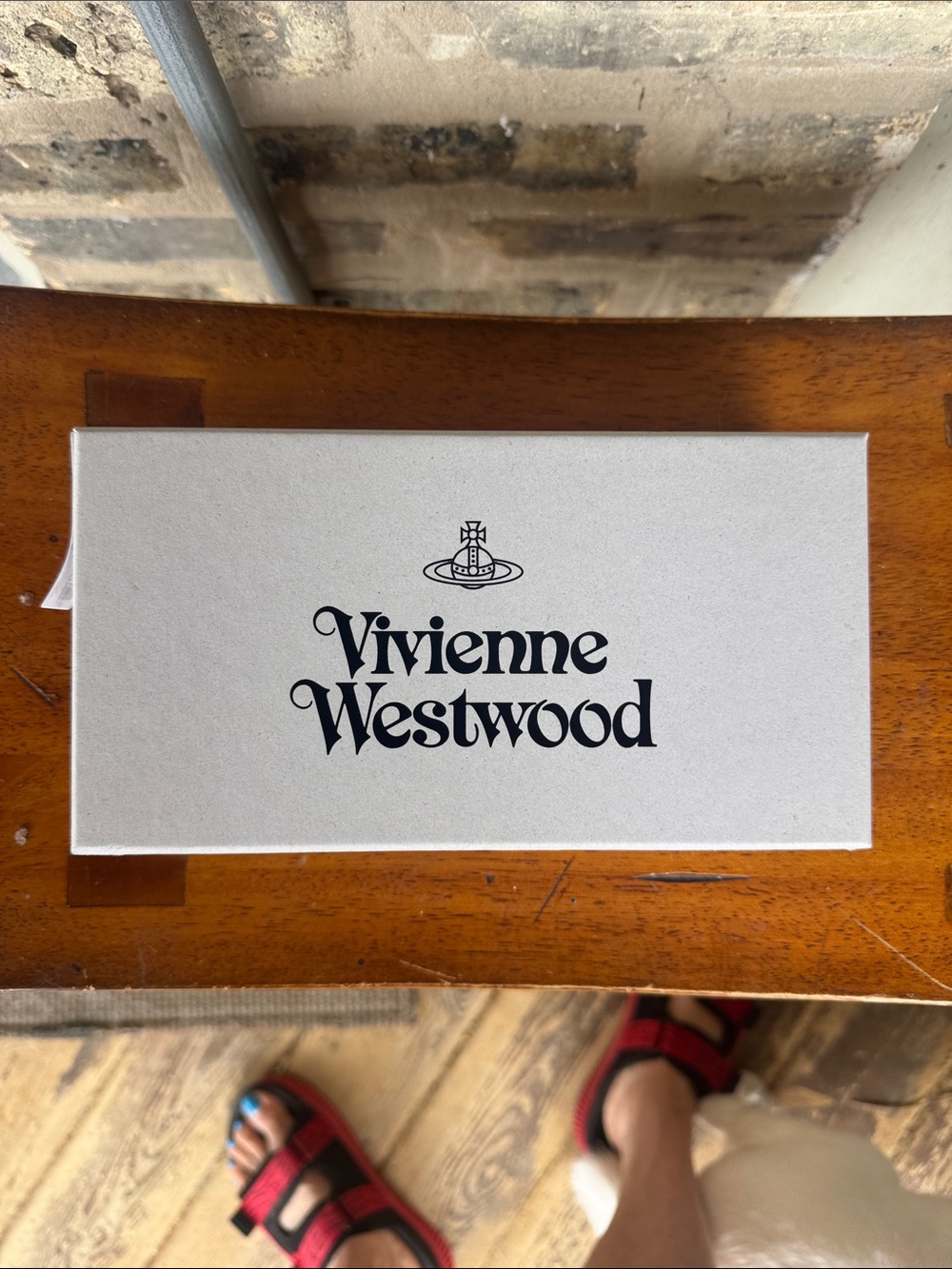 Vivienne Westwood White Box with Black Logo ( empty box )